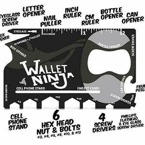 Wallet Tool 18 in 1 multi use tool with Case